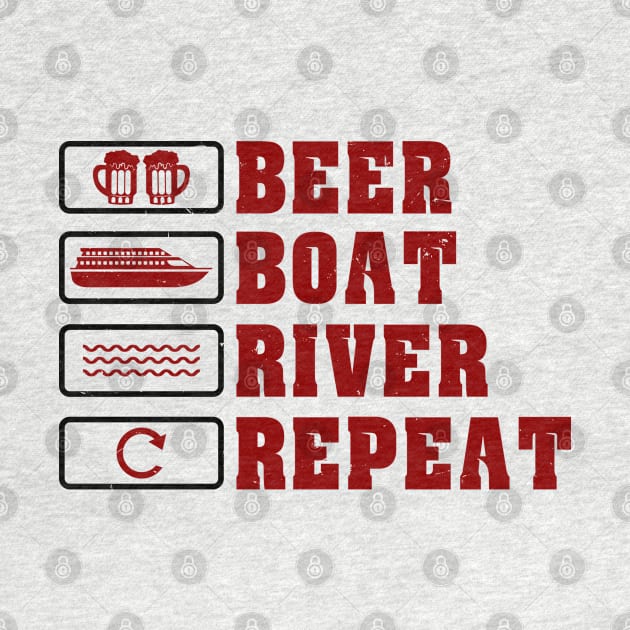 Beer Boat River Repeat by schmomsen